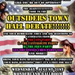 outsiders town hall debate